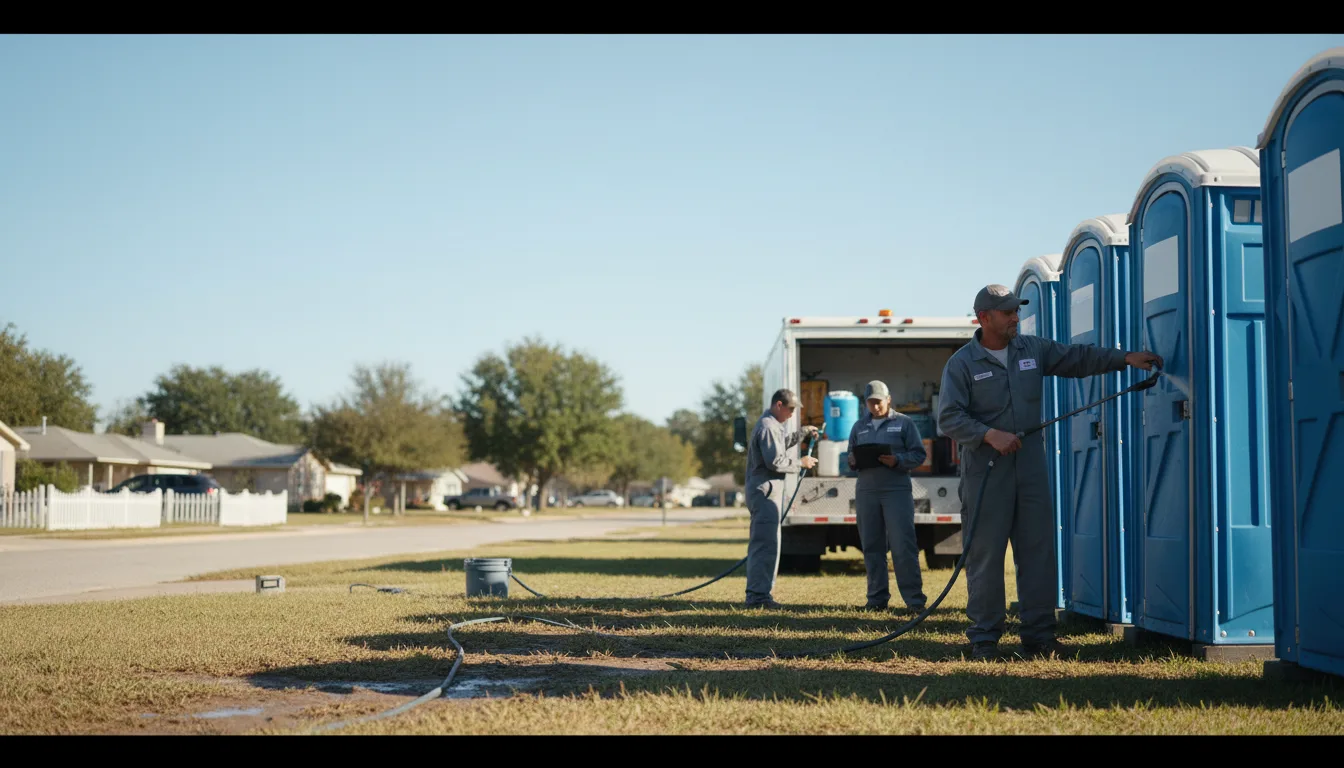 Long-Term Portable Toilet Rental in Dawn, TX near me